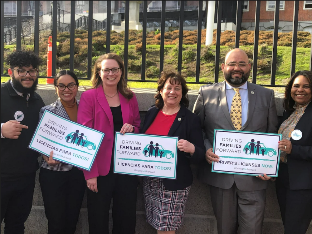 Christine Barber at a Driving Families Forward event